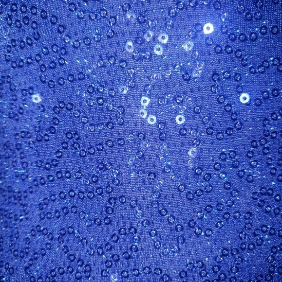 Express Sequin Camisole Blue Size XS - Picture 7 of 11